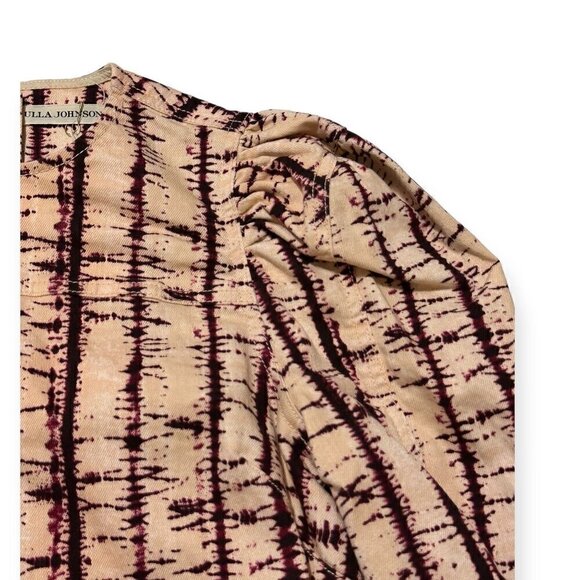 ULLA JOHNSON MANON DRESS Blush Tie Dye, Size 0, Pink, New with tags - Picture 12 of 16